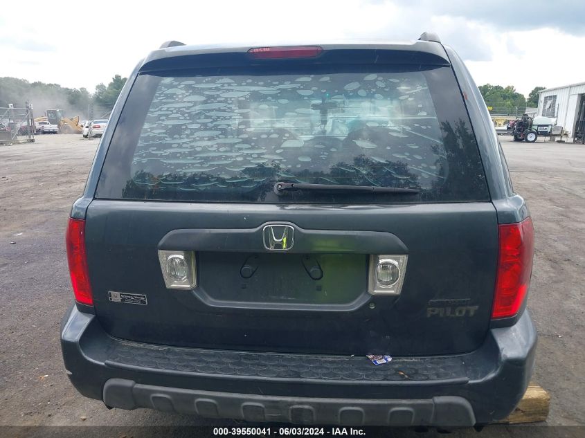 2003 Honda Pilot Ex-L VIN: 2HKYF18663H584783 Lot: 39550041