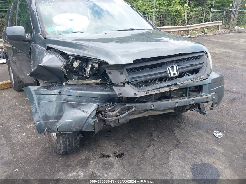 2003 Honda Pilot Ex-L VIN: 2HKYF18663H584783 Lot: 39550041