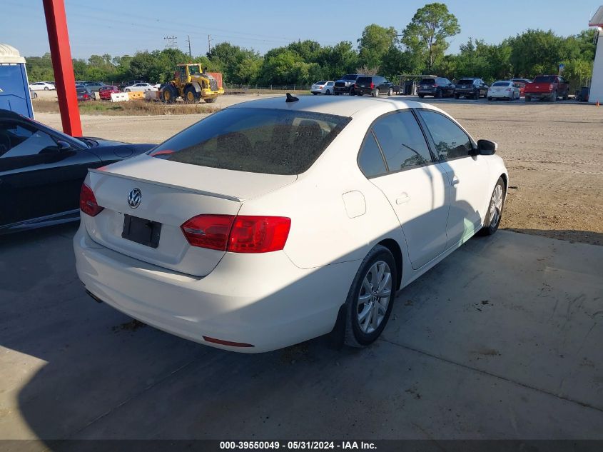 2011 Volkswagen Jetta 2.5L Se VIN: 3VWDX7AJXBM338810 Lot: 39550049