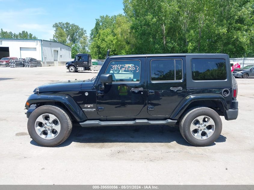 2016 Jeep Wrangler Unlimited Sahara VIN: 1C4HJWEG7GL116765 Lot: 39550056