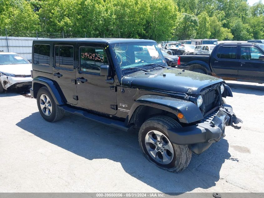 2016 Jeep Wrangler Unlimited Sahara VIN: 1C4HJWEG7GL116765 Lot: 39550056