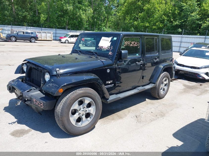 2016 Jeep Wrangler Unlimited Sahara VIN: 1C4HJWEG7GL116765 Lot: 39550056