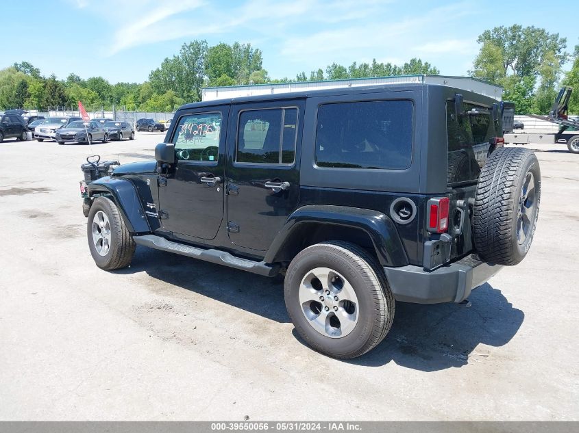 2016 Jeep Wrangler Unlimited Sahara VIN: 1C4HJWEG7GL116765 Lot: 39550056