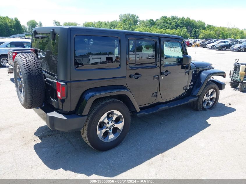 2016 Jeep Wrangler Unlimited Sahara VIN: 1C4HJWEG7GL116765 Lot: 39550056