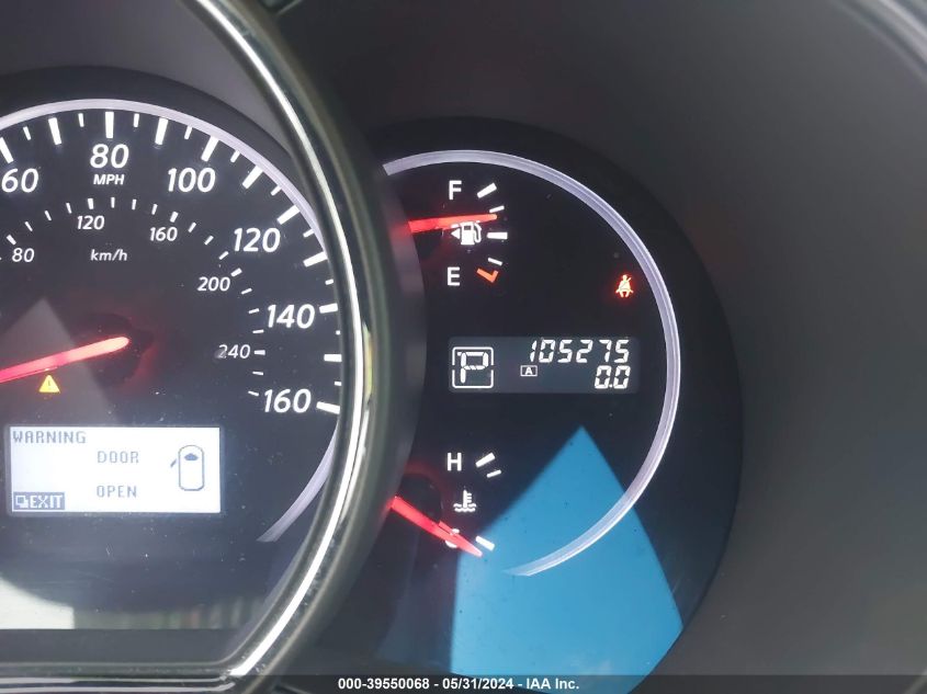 2012 Nissan Murano Sv VIN: JN8AZ1MU6CW103216 Lot: 39550068