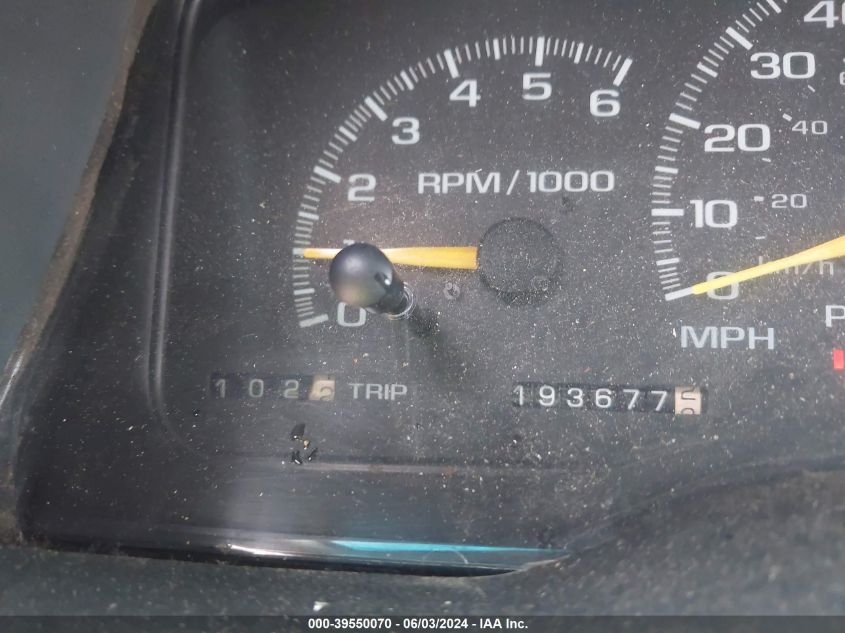 1997 Chevrolet C1500 Fleetside VIN: 2GCEC19R8V1159171 Lot: 39550070