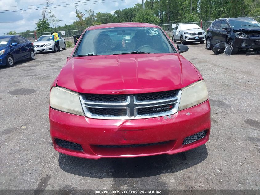 1C3CDZABXDN566850 2013 Dodge Avenger Se