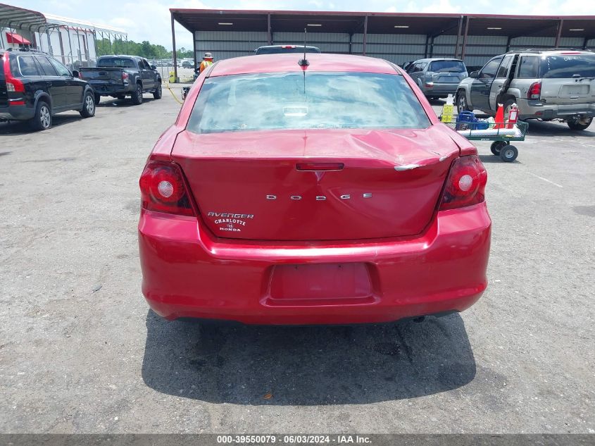 1C3CDZABXDN566850 2013 Dodge Avenger Se