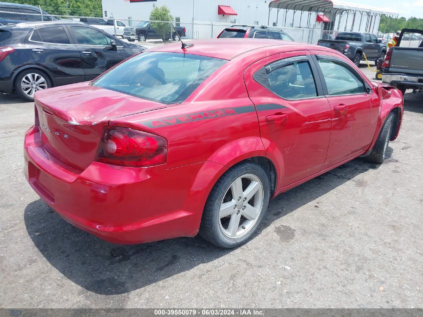 1C3CDZABXDN566850 2013 Dodge Avenger Se