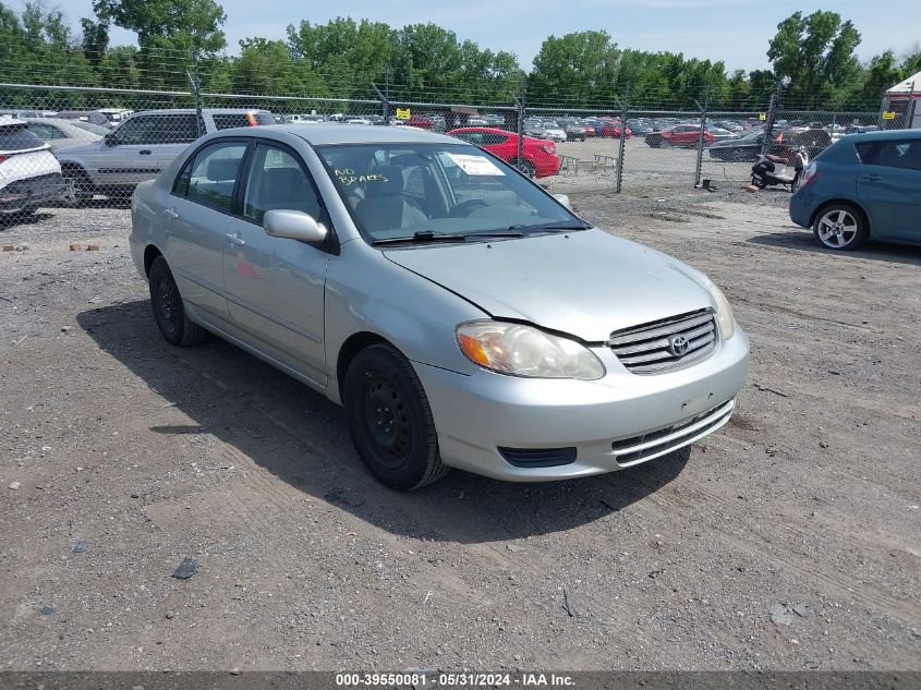 2003 Toyota Corolla Ce/Le VIN: JTDBR32E230048550 Lot: 39550081