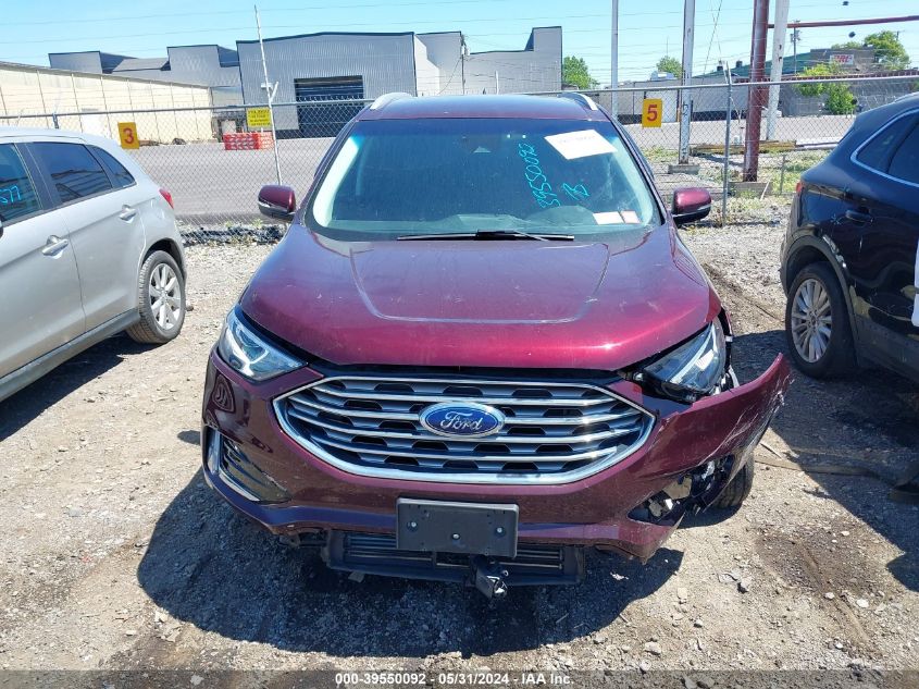 2020 Ford Edge Sel VIN: 2FMPK4J9XLBB07195 Lot: 39550092