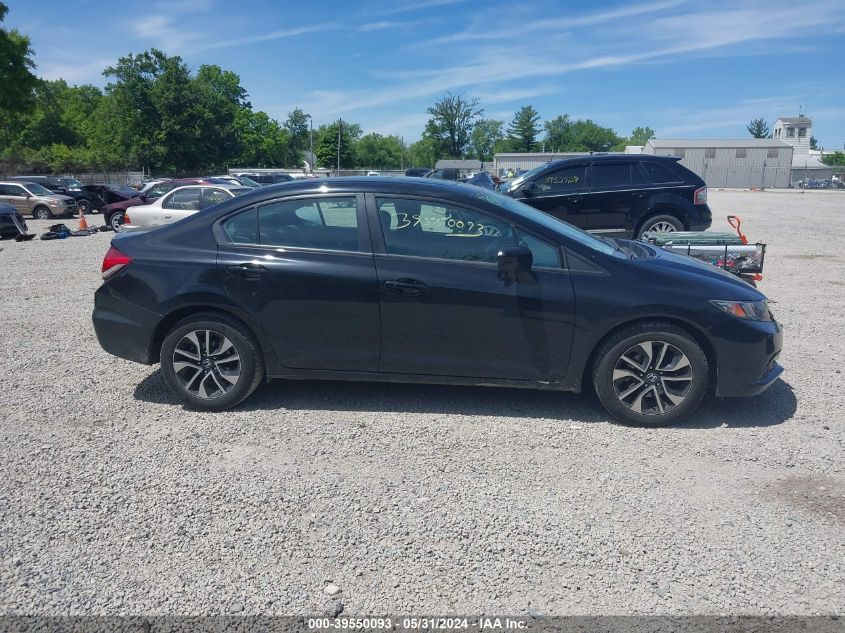 2015 Honda Civic Ex VIN: 2HGFB2F80FH561205 Lot: 39550093