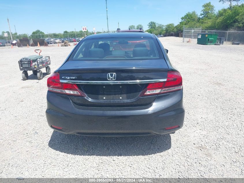 2015 Honda Civic Ex VIN: 2HGFB2F80FH561205 Lot: 39550093