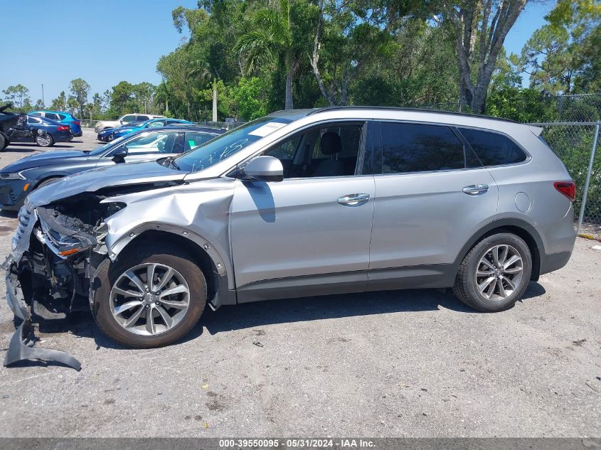 2017 Hyundai Santa Fe Se VIN: KM8SM4HF3HU246778 Lot: 39550095