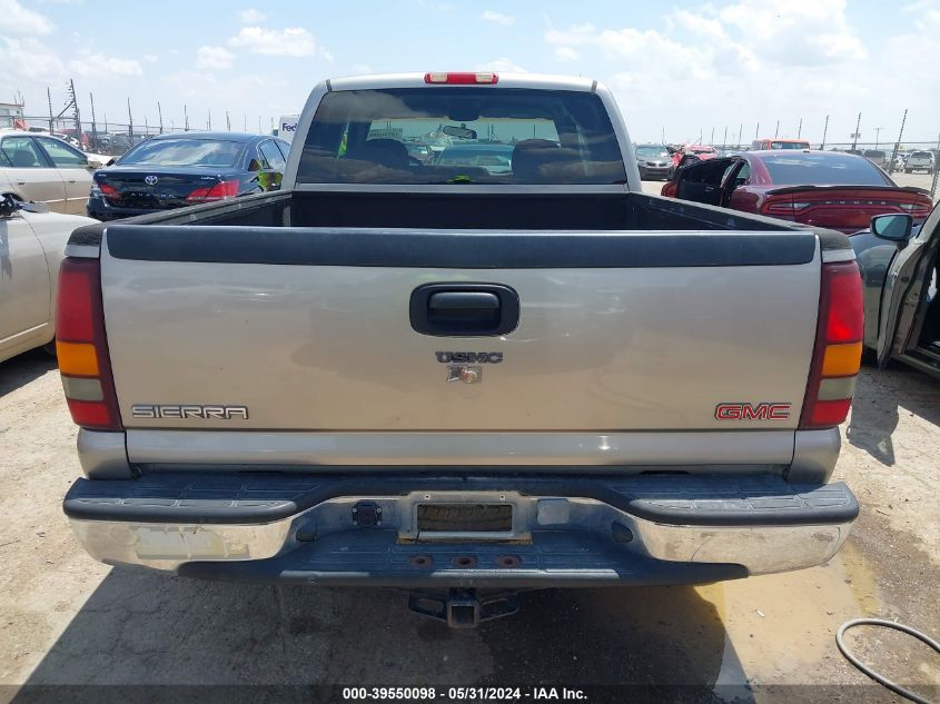 1999 GMC Sierra 1500 Sle VIN: 2GTEC19V5X1568633 Lot: 39550098