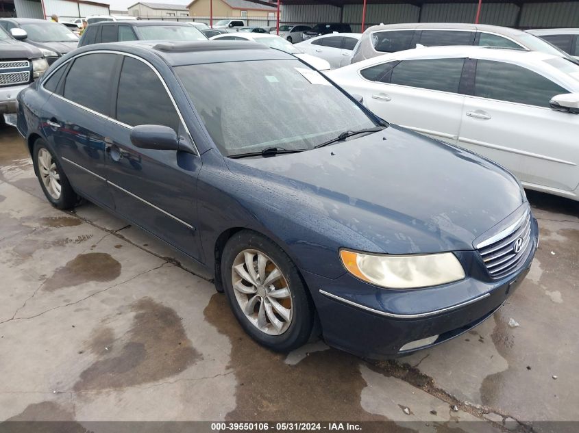 2006 Hyundai Azera Limited/Se VIN: KMHFC46FX6A053002 Lot: 39550106