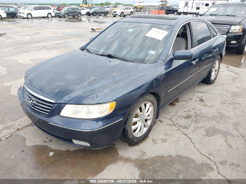 2006 Hyundai Azera Limited/Se VIN: KMHFC46FX6A053002 Lot: 39550106