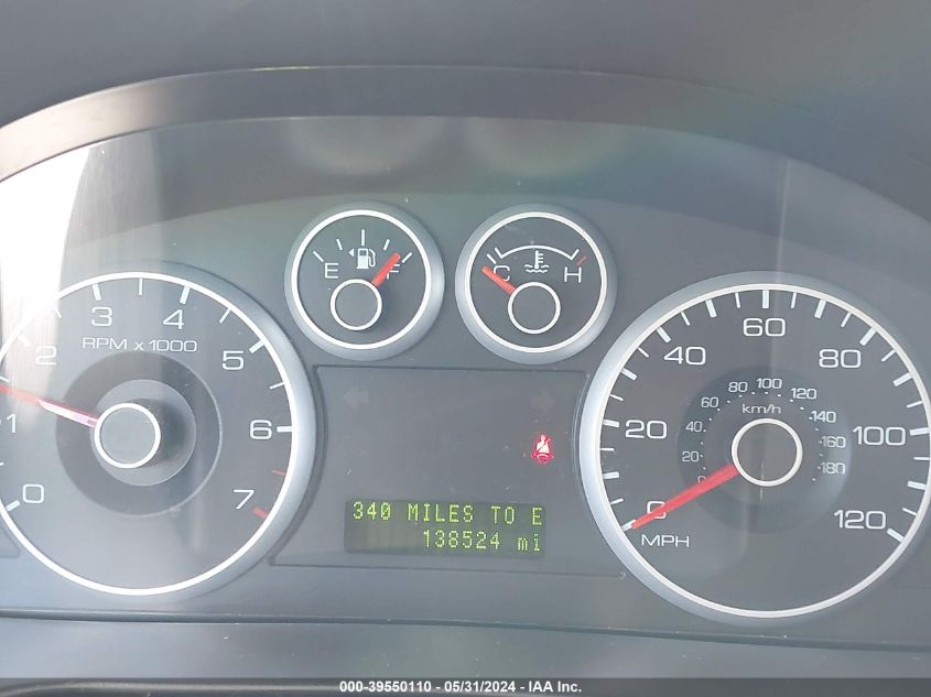 2007 Ford Fusion Se VIN: 3FAHP07ZX7R261350 Lot: 39550110