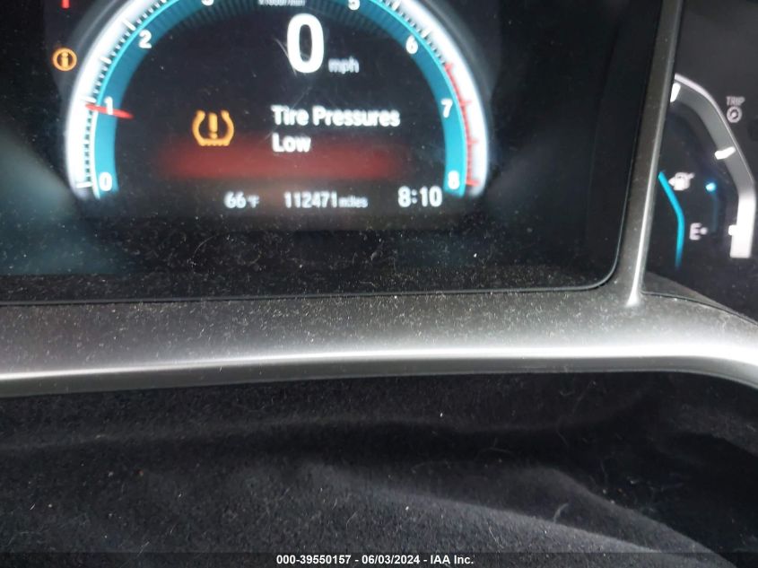 2018 Honda Civic Ex-L VIN: JHMFC1F8XJX007243 Lot: 39550157