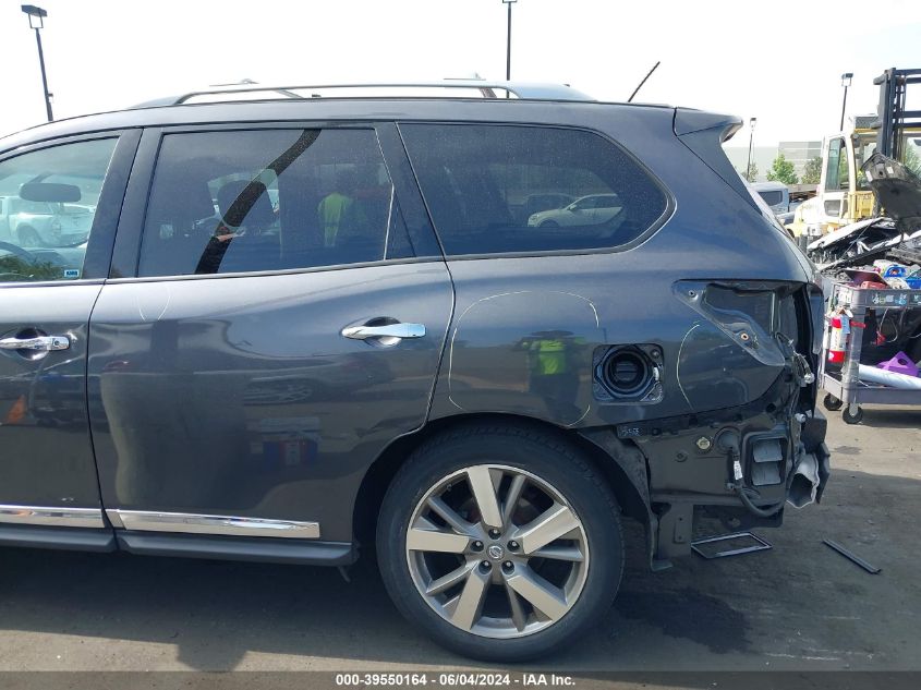 2014 Nissan Pathfinder Platinum VIN: 5N1AR2MN5EC708936 Lot: 39550164