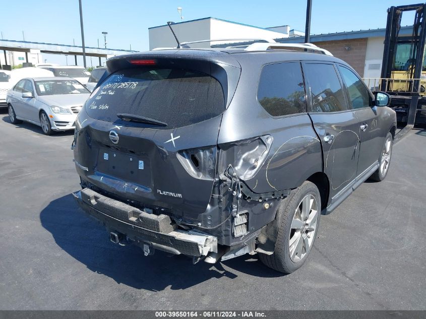 2014 Nissan Pathfinder Platinum VIN: 5N1AR2MN5EC708936 Lot: 39550164