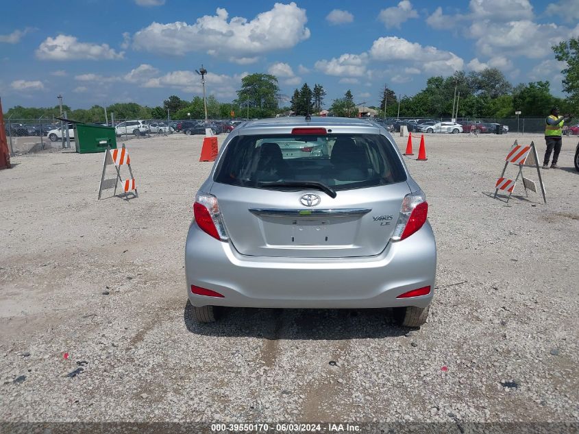 2014 Toyota Yaris Le (Tmc/Cbu Plant) VIN: JTDKTUD38ED579427 Lot: 39550170