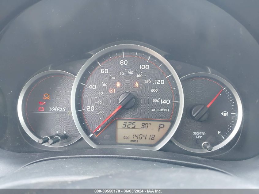 2014 Toyota Yaris Le (Tmc/Cbu Plant) VIN: JTDKTUD38ED579427 Lot: 39550170