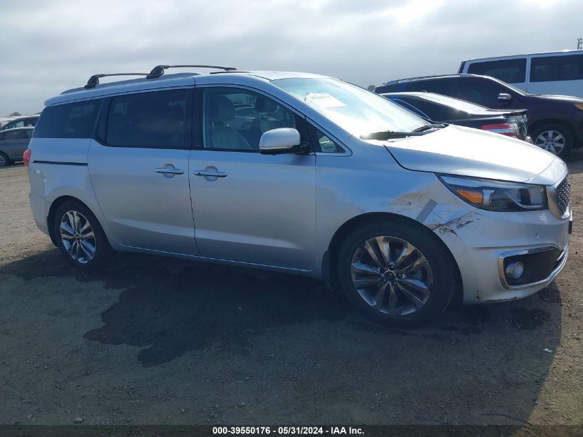 2015 Kia Sedona Sx Luxury VIN: KNDME5C19F6037686 Lot: 39550176