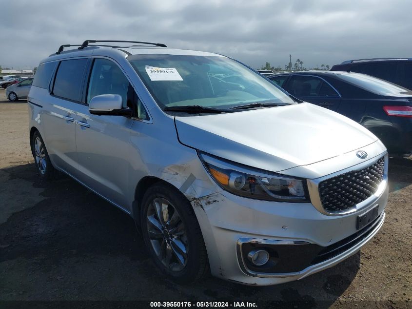 2015 Kia Sedona Sx Luxury VIN: KNDME5C19F6037686 Lot: 39550176