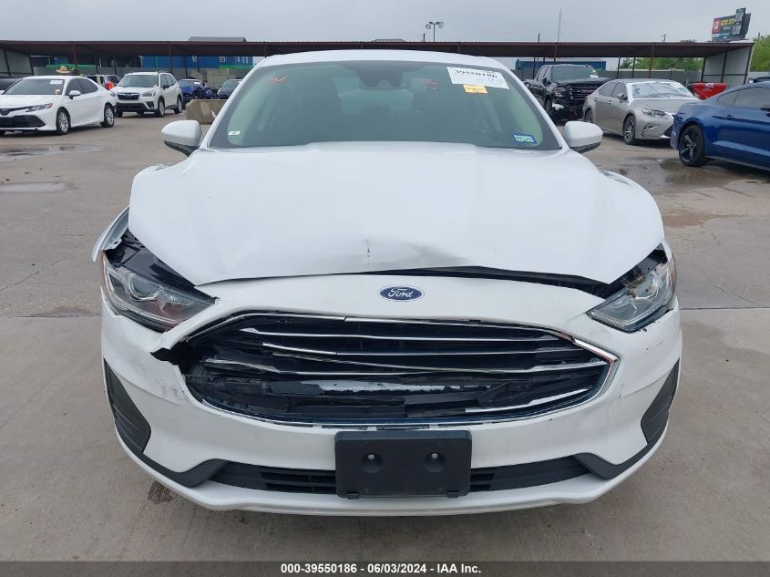 2019 Ford Fusion Se VIN: 3FA6P0HD3KR169614 Lot: 39550186