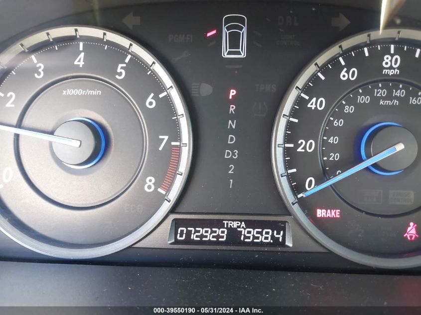 2012 Honda Crosstour 2.4 Ex VIN: 5J6TF3H38CL004919 Lot: 39550190