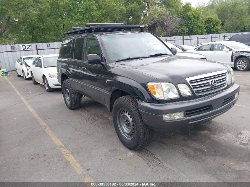 2005 Lexus Lx 470 VIN: JTJHT00W553549744 Lot: 39550192