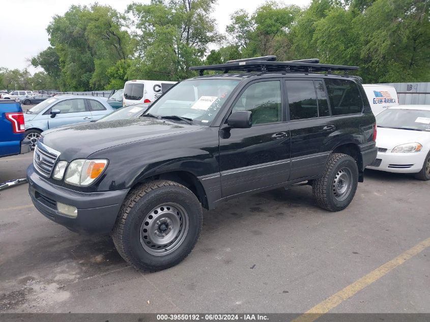 2005 Lexus Lx 470 VIN: JTJHT00W553549744 Lot: 39550192