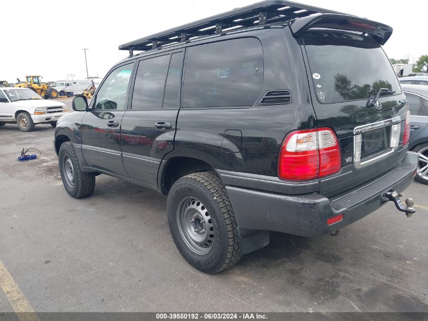 2005 Lexus Lx 470 VIN: JTJHT00W553549744 Lot: 39550192