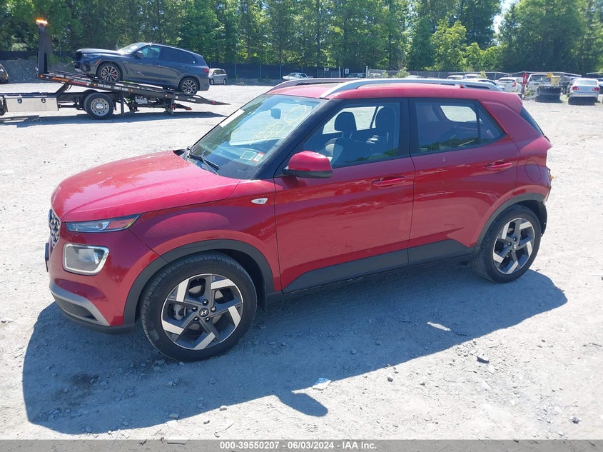 2022 Hyundai Venue Sel VIN: KMHRC8A32NU141041 Lot: 39550207