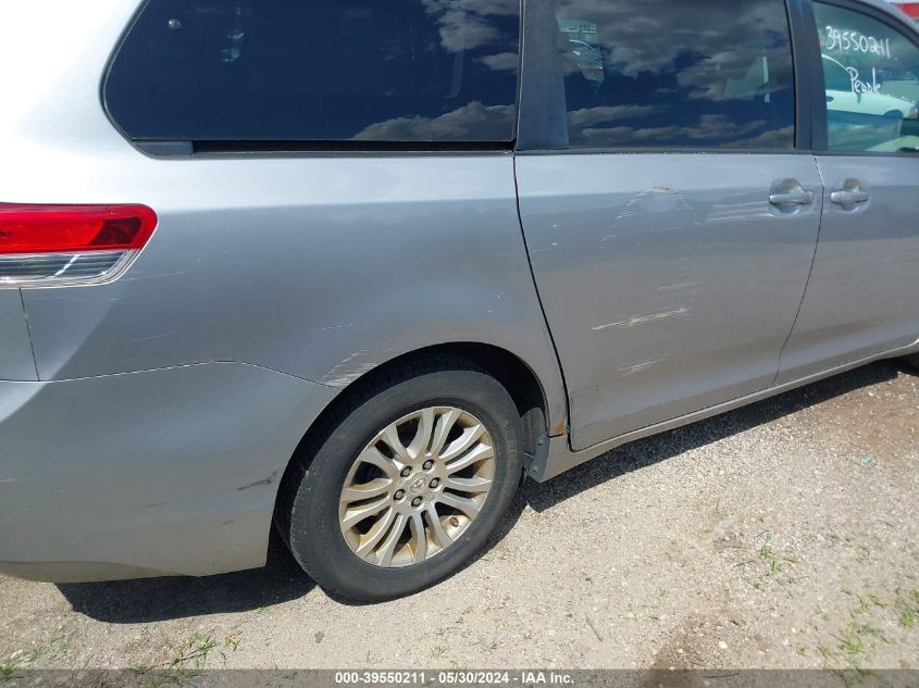 2011 Toyota Sienna Xle V6 VIN: 5TDYK3DC7BS022399 Lot: 39550211