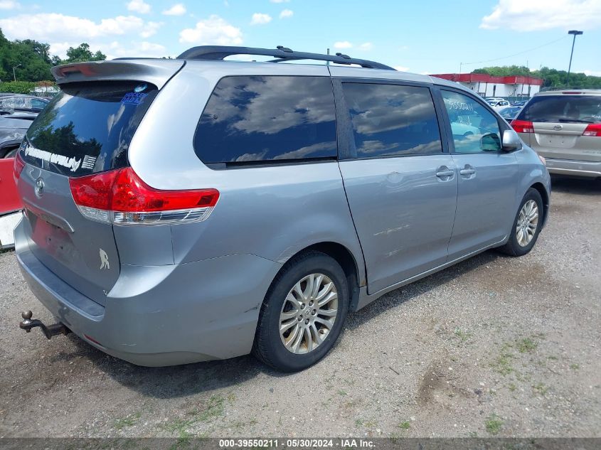 2011 Toyota Sienna Xle V6 VIN: 5TDYK3DC7BS022399 Lot: 39550211