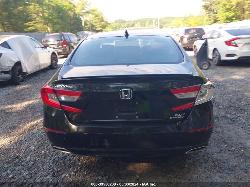 2018 Honda Accord Sport 2.0T VIN: 1HGCV2F38JA013510 Lot: 39550239