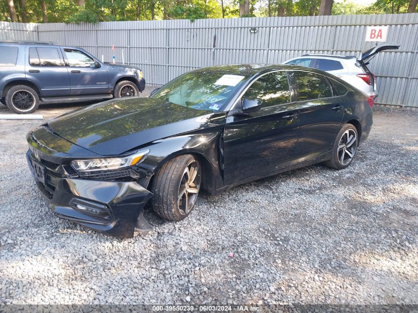 2018 Honda Accord Sport 2.0T VIN: 1HGCV2F38JA013510 Lot: 39550239