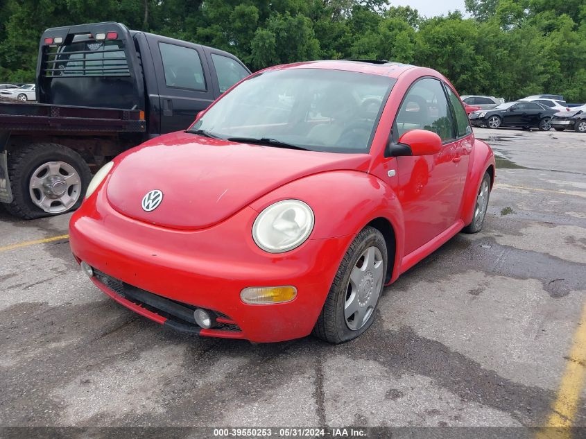 2001 Volkswagen New Beetle Gls VIN: 3VWCS21C61M418229 Lot: 39550253