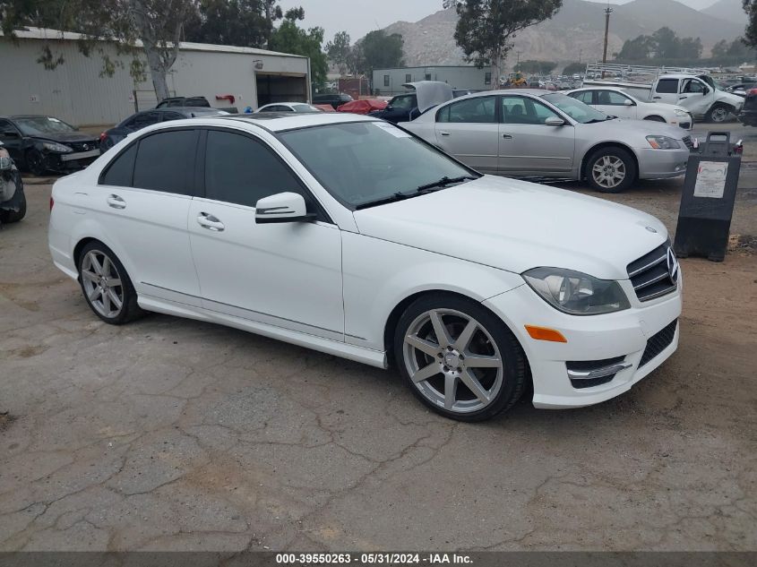 2013 Mercedes-Benz C 250 Luxury/Sport VIN: WDDGF4HB5DR244843 Lot: 39550263