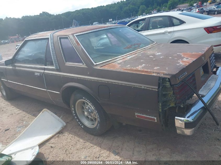 1983 Dodge Mirada VIN: 2B3BX62P3DR140204 Lot: 39550264