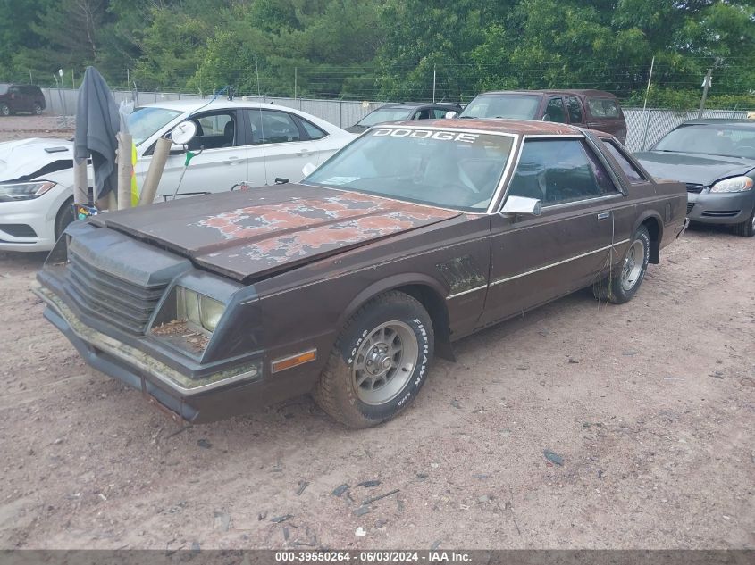 1983 Dodge Mirada VIN: 2B3BX62P3DR140204 Lot: 39550264