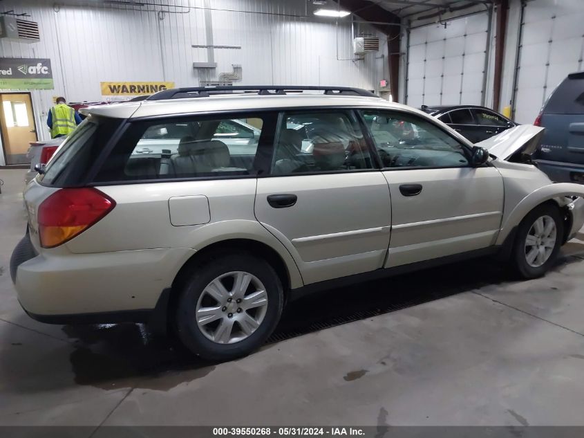 2005 Subaru Outback 2.5I VIN: 4S4BP61C057345491 Lot: 39550268