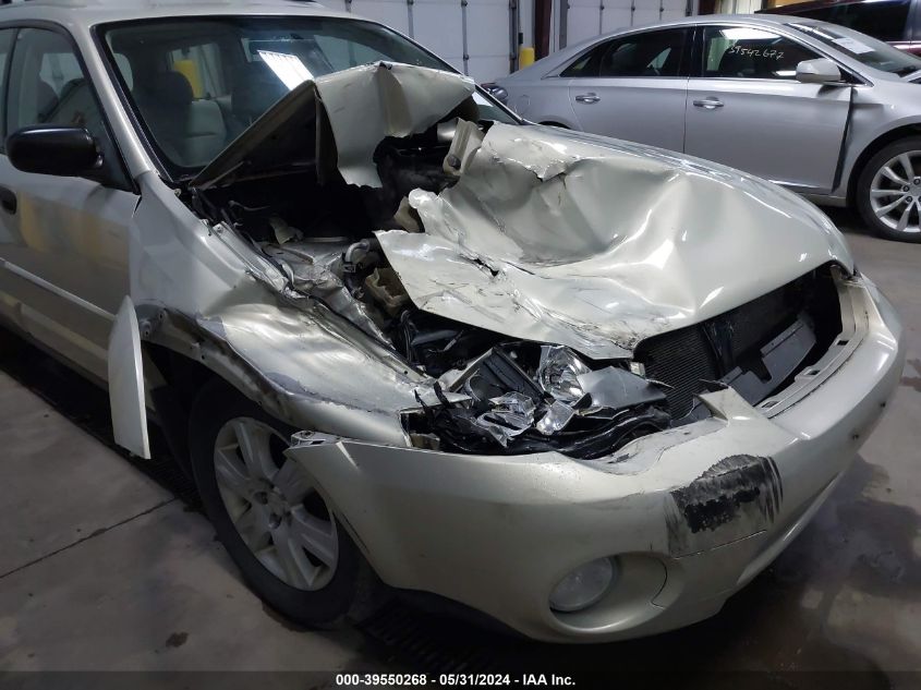 2005 Subaru Outback 2.5I VIN: 4S4BP61C057345491 Lot: 39550268