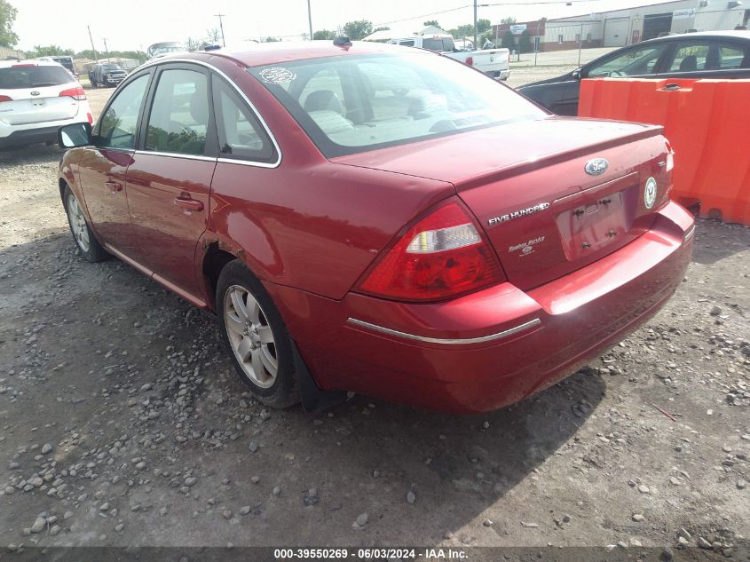 2007 Ford Five Hundred Sel VIN: 1FAHP24157G142591 Lot: 39550269