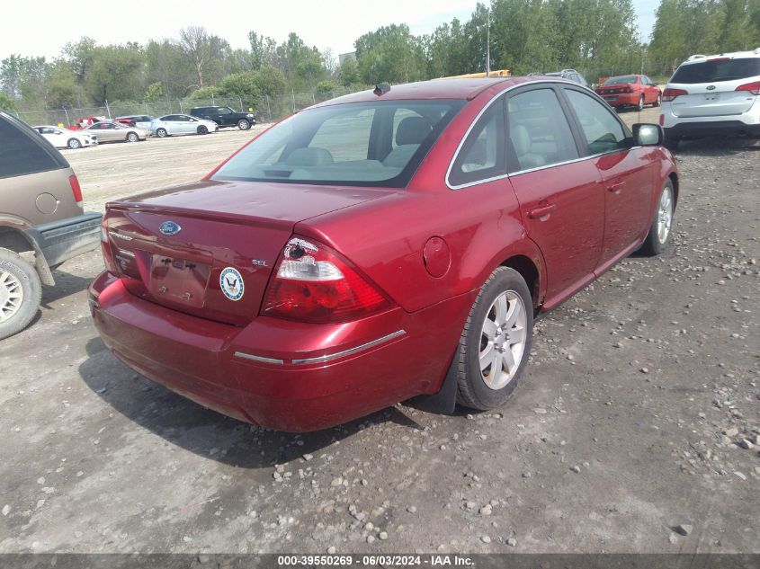 2007 Ford Five Hundred Sel VIN: 1FAHP24157G142591 Lot: 39550269