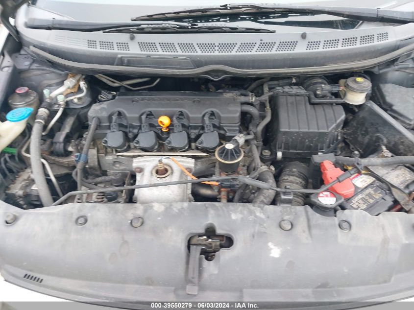 2009 Honda Civic Lx VIN: 19XFA16569E043942 Lot: 39550279