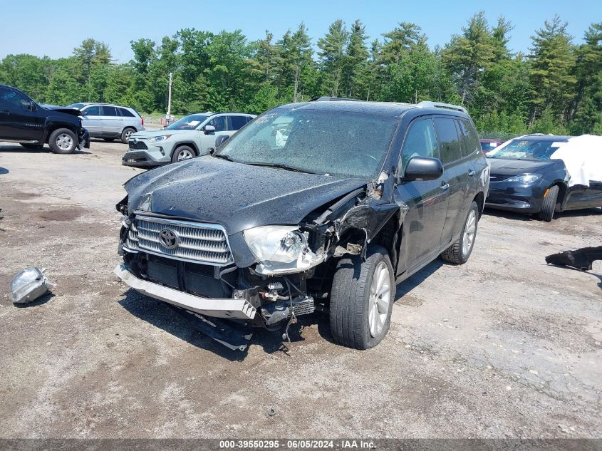 2008 Toyota Highlander Hybrid Limited VIN: JTEEW44A982021875 Lot: 39550295