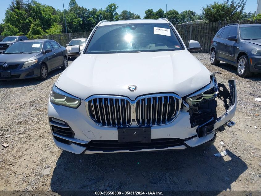 2019 BMW X5 xDrive40I VIN: 5UXCR6C53KLL11208 Lot: 39550308